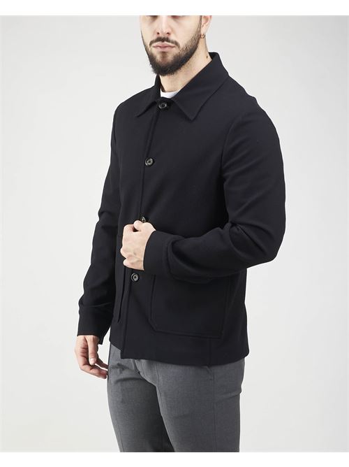 Shirt Jacket in wool jersey Paolo Pecora PAOLO PECORA | Jacket | L02147009000